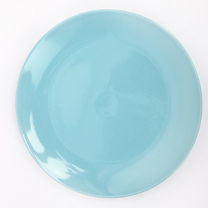 Тарелка десертная 18,5х2см голубой глазурованная керамика 000000000001213876