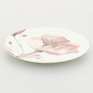 Тарелка десертная 19,5см LUCKY Маки керамика 000000000001208729