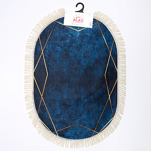 Набор ковриков 2шт (60х100см, 50х60см) ALAS EV TEKSTIL овальные полиэстер 000000000001212095