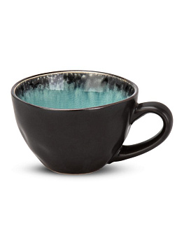 Чашка черная 300мл керамика TZ00439 000000000001225416