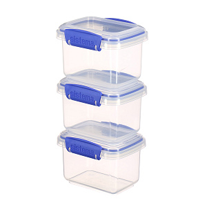 Набор контейнеров для продуктов Sistema, 400мл, 3 шт. 000000000001142898