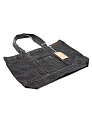 Сумка 36х47х11 DE'NASTIA Denim Bag Washed черный джинса 000000000001225553