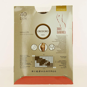 Колготки ORODORO (Unico VB) 40 den,  цвет бронзовый, р-р  4 000000000001141215