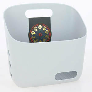 Контейнер для хранения подвесной размер-M 20х19х12,5см DE'NASTIA серый полипропилен 000000000001211576