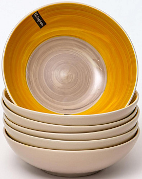 Тарелка суповая 18см 540мл ELRINGTON АЭРОГРАФ Солнечное утро керамика 000000000001194248