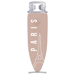 Доска гладильная 122х40см NIKA 10 в ассортименте, подставка под утюг, электрический соединитель 1,6м, нагрузка 25кг, металл/хлопок 000000000001222385