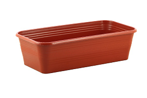 Ящик 450*225*125 под рассаду и цветы ДЕКОР терракотовый C1405 пластик 000000000001194474