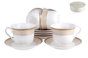 Набор чайный 6/12 форма классическая 200мл.подарочная упаковкаЛюксор,NKY12-G04 000000000001193541