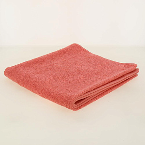Полотенце махровое жаккард, 70х130 см, коралловыйD100076 000000000001195789