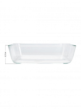 Форма для запекания 1,4л 22,6х17,6х6,3см прямоугольная цветная крышка боросиликатное стекло 000000000001217720