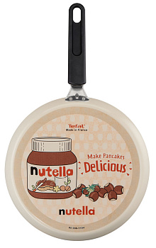Сковорода блинная 25см TEFAL Nutella антипригарное покрытие алюминий 000000000001203769