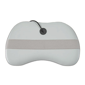 Подушка массажная 32х10х19см BRADEX ШЕЯ ПЛЕЧИ СПИНА серый пластик с подогревом и разминающим массажем Шиацу 4 массажных ролика, 3 режима работы 000000000001217251