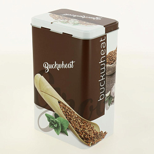 Банка для сыпучих продуктов 2,7л НОВЫЙ АРГУМЕНТ Микс Мука Макароны Рис Мюсли мет 000000000001105551