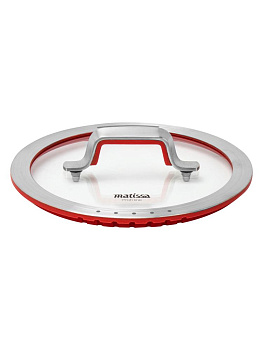 Кастрюля с крышкой 2,5л MATISSA красный нержавеющая сталь/силикон/стекло 000000000001227362