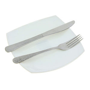 QUADRATO WHITE Тарелка десертная 19см опал H3658 000000000001004285