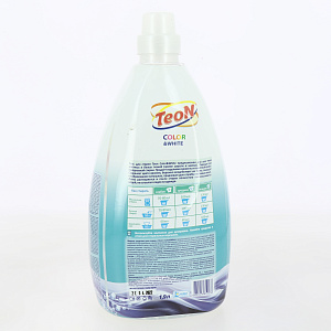 Гель для стирки 1,9л TEON Color&White белых и цветных вещей из натуральных синтетических и смешанных тканей 000000000001202734