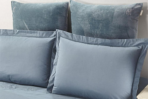 Комплект постельного белья ЕВРО Линдор(Деним) Наволочка 50*70+простынь-100%хлопок.Пододеяльник+наволочка70х70-50%хлопок/50%велсофт.SR56-1431-Евро к-т 000000000001200029