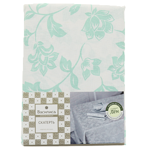 Скатерть набивная 145х180 п/лен Василиса 000000000001122998