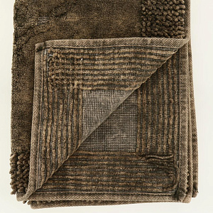 Коврик универсальный 60х100см LUCKY Стоунвош2 коричневый хлопок 000000000001199816