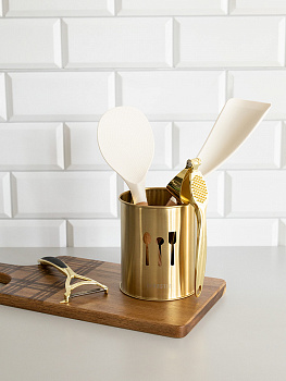 Овощечистка 16,8x6,7x1см DE'NASTIA золотой/черный цинковый сплав/ТПР 000000000001228992