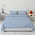 Комплект постельного белья Евро LUCKY (пододеяльник, наволочки 50х70см-2шт) светло-голубой поплин хлопок 100% 000000000001213717