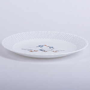 Набор столовой посуды 18 предметов FARFORELLE Гуси стеклокерамика 000000000001211305