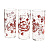 Набор стаканов  FH Alcove Red Luminarc, 300мл, 3 шт. 000000000001077646