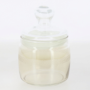 Банка для сыпучих продуктов 650мл ПРОМСИЗ Флирт стекло 000000000001202227