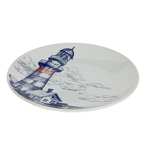 Тарелка Соната Океан Кубаньфарфор, 22 см 000000000001172264