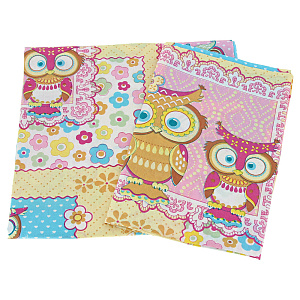 Комплект постельного белья 1,5-спальный Сладкие сны Совята 100%хлопок поплин 110гр/м рисунок 1696 000000000001176745