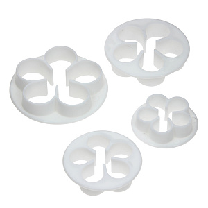Формочки для печенья и марципана 4шт 4х6,5см MARMITON пластик 000000000001165939
