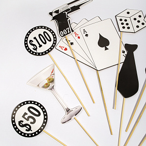 Набор для фото 12 предметов Gangster бумага 000000000001210193