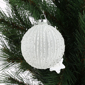 Украшение декоративное Шар 1шт 10см DARLENS Грани стекло 000000000001209973