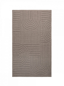 Коврик универсальный 60x100см DE'NASTIA Barbara букле бежевый хлопок 000000000001228484