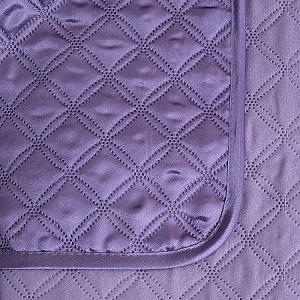 Покрывало DeN Палермо 190х220 атл/мат сиреневый геом2 U000241 000000000001203069