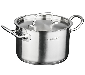 Кастрюля Катунь 3л, нержавеющая сталь, диаметр 18см, высота 12см, металлическая крышка, дно с ТРС, КТ-ОБ-03 000000000001195067