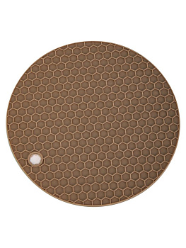 Подставка под горячее 17см в ассортименте силикон 000000000001227891