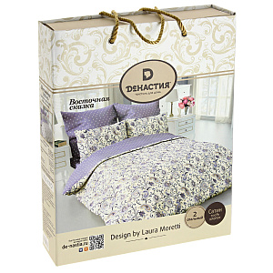 Комплект постельного белья 2спальное DE'NASTIA Восточная сказка сатин 50x70см-2шт new C010692 000000000001176388