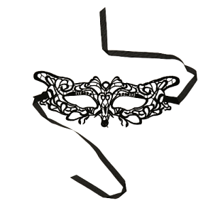 Маскарадная маска Летучая мышь из полиэстера с лентой для крепления на голове (полиэстер) / 20,5х10,5х3см арт.81006 000000000001191311