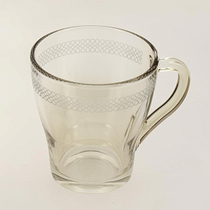 Набор кружек 2шт 250мл ПРОМСИЗ Флирт стекло 000000000001202229