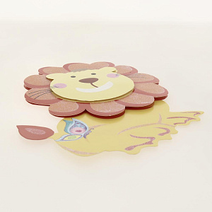 Наклейка самокл декор  из бумаги, на клеевой основе (35,5*25 см) арт.31816 000000000001183516