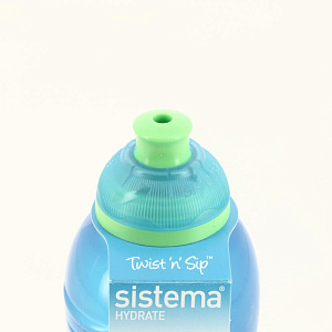 Бутылка для воды330мл SISTEMA.Конструкция крышки Twist‘N’Sip,открытие/закрытие крышки без контакта с питьевым клапаном.Ручная/машинная мойка.Пластик 000000000001204673