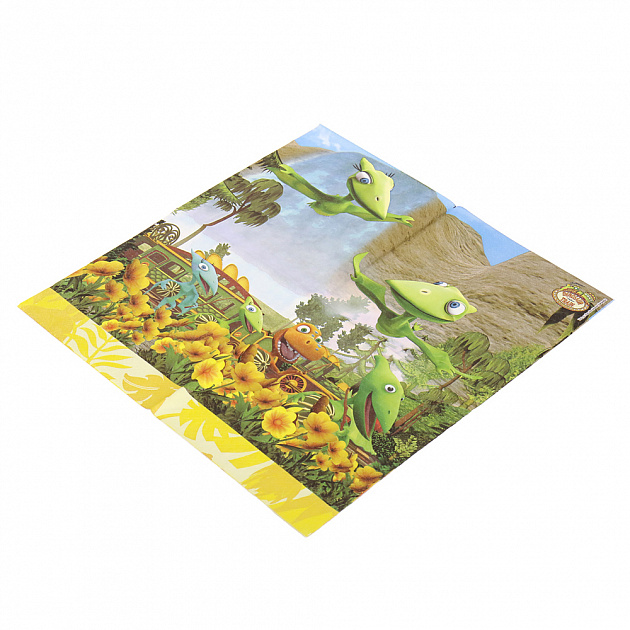 Бумажные салфетки 3-х слойные Динозавры Pap Star, 33?33 см, 20 шт. 000000000001142490
