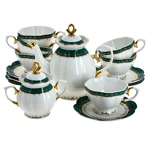 Набор чайный 6/14 250/1000/450 ф.тюльпан п/уV14-green 000000000001075222