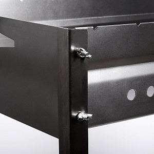 Мангал разборный средний 700х385х620мм толщина 1,5мм глубина 140мм выемка на 9 шампуров в коробке сталь 000000000001211098