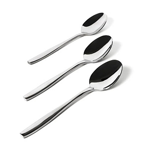 Набор ложек чайных 3 предмета CRISTELLE Aureole нержавеющая сталь 000000000001188910