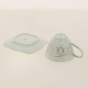 Чайная пара (чашка 225мл) BALSFORD Грация Амандин подарочная упаковка фарфор 000000000001193973