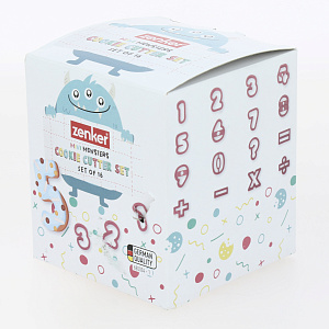 Формочки для вырезания печений 16шт FACKELMANN MiniM Цифры полипропилен 000000000001210506