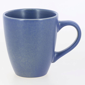 Кружка 385мл LUCKY Матовый синий керамика 000000000001211775