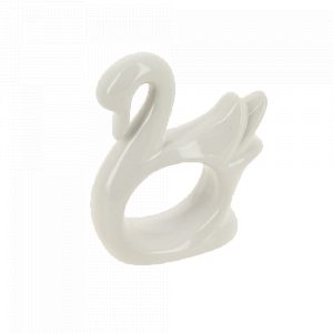 Фигура декоративная "Лебедь" белый керамика R011257 000000000001200375